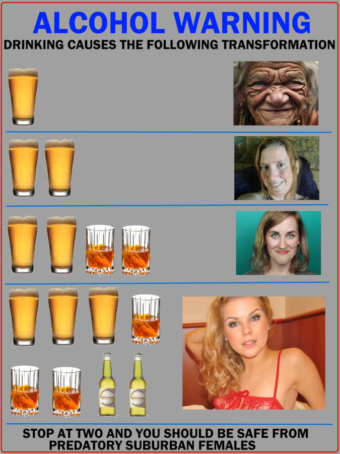 Women lie about being beautiful when you're drinking